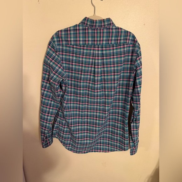 Ralph Lauren Slim Plaid Button-Down Shirt L Classic Multicolor Check, Pony Logo - Picture 4 of 7